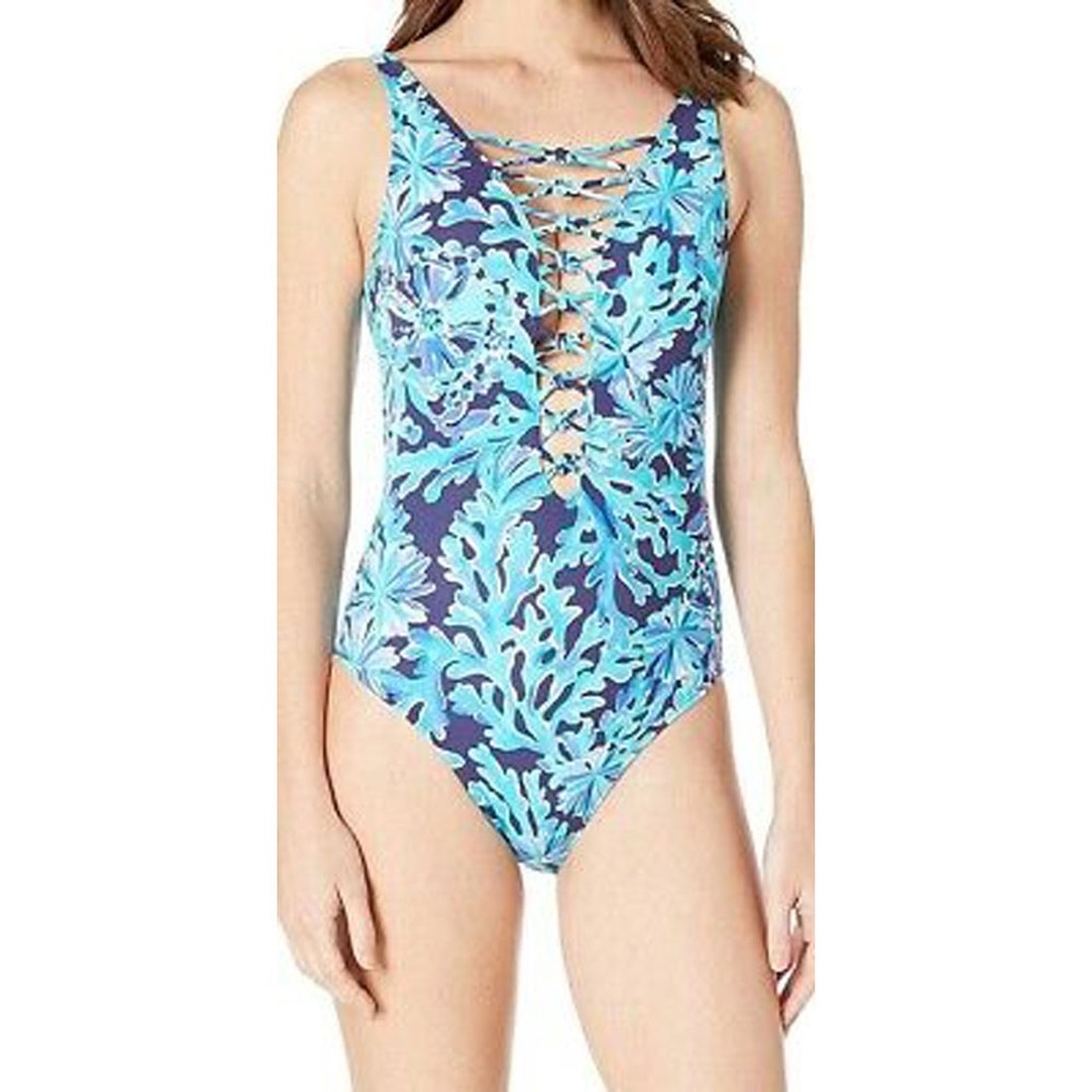 Lilly Pulitzer isle lattice swimsuit